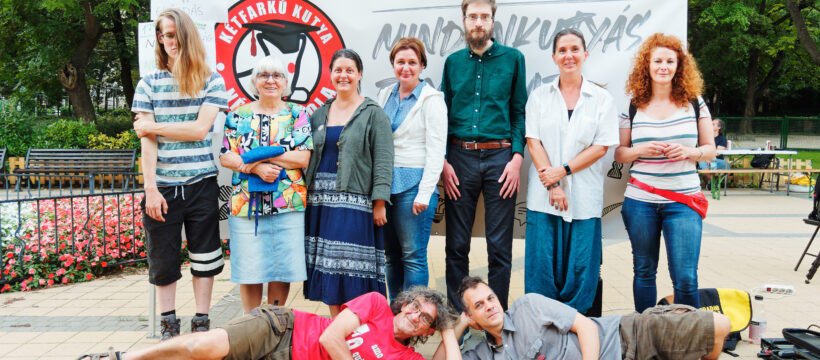 Népfőiskola a Mechwart ligetben - csoportkép